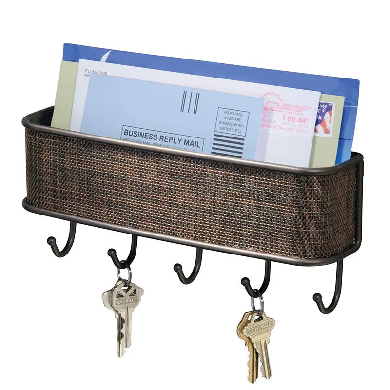 Bronze Vintage Graceful Key Rack Organizer Holder
