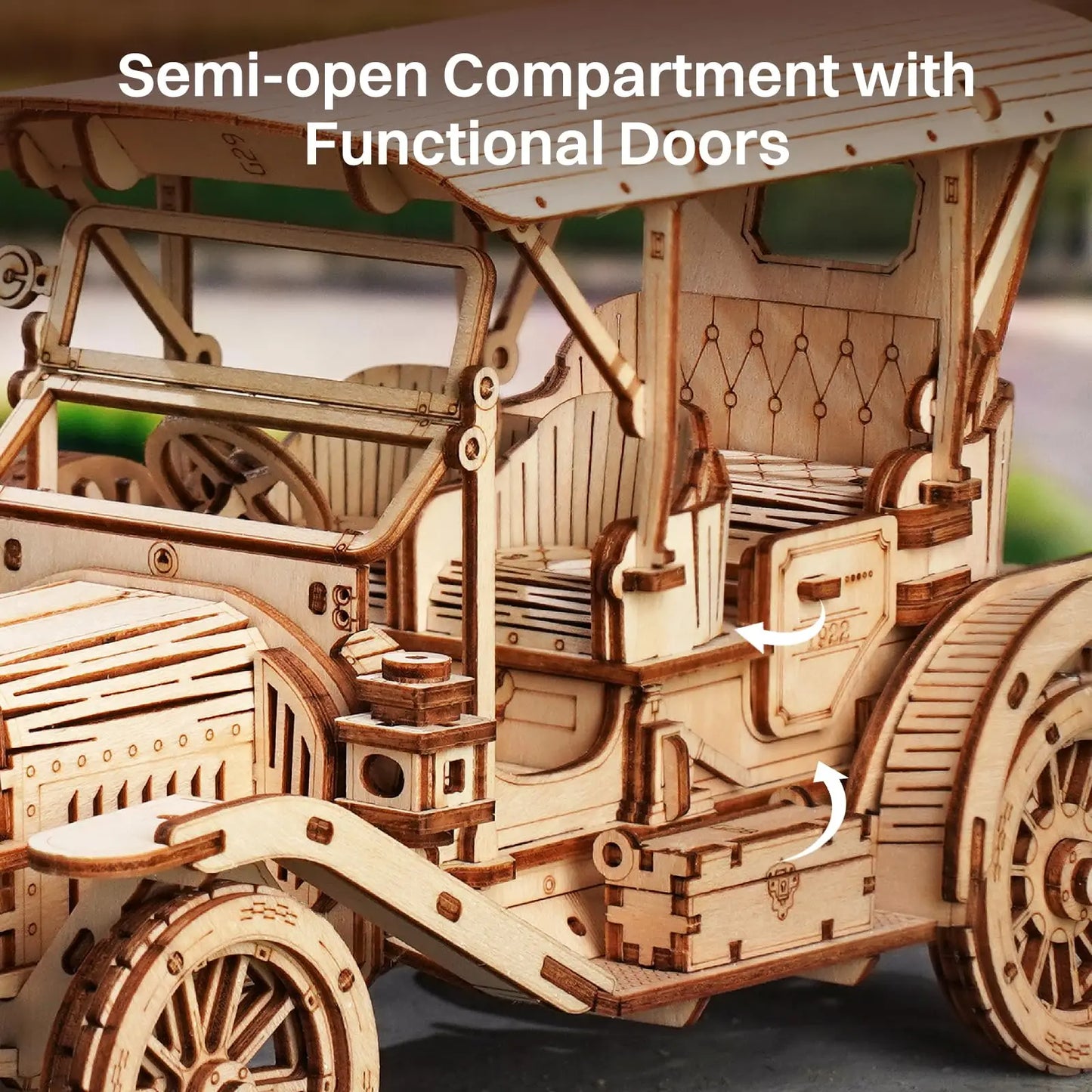 Robotime Rokr Vintage Car 3D Puzzle