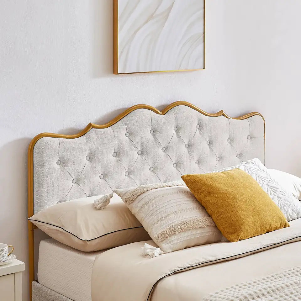 Elegant King Size Metal Bed Frame