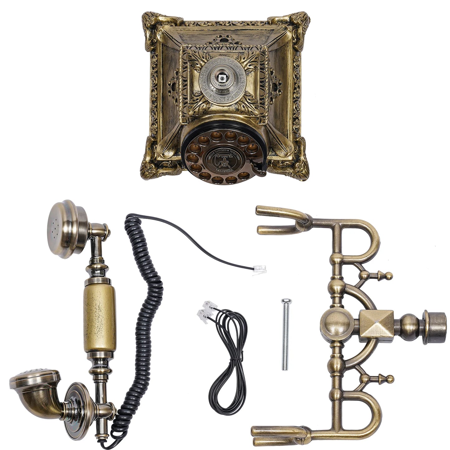 European Style Old Fashioned Rotary Dial Telephone