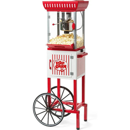 Nostalgia Popcorn Maker Machine - Professional Cart